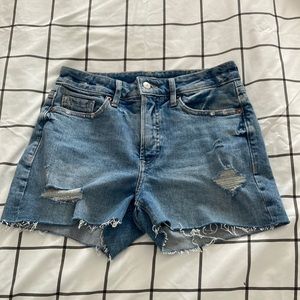 Old Navy O.G. High Rise Navy Blue Shorts